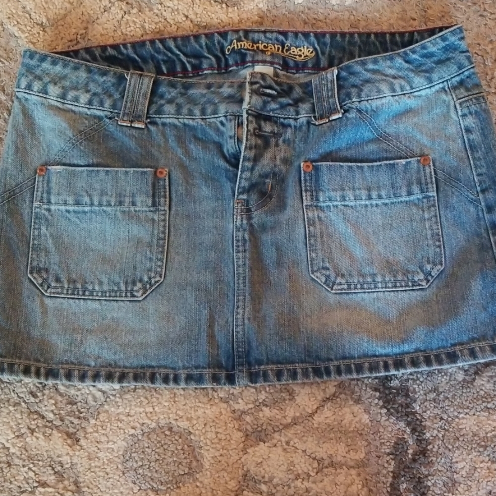 AE denim skirt